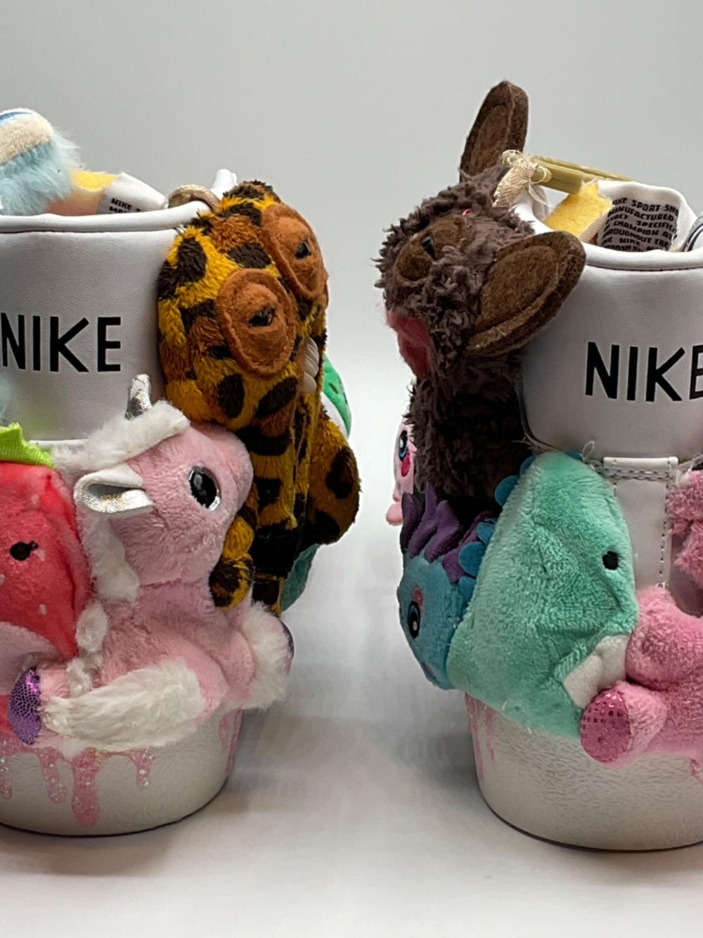 Skullpanda Labubu Nike Blazer Sneakers sz 10 - Picture 4 of 8